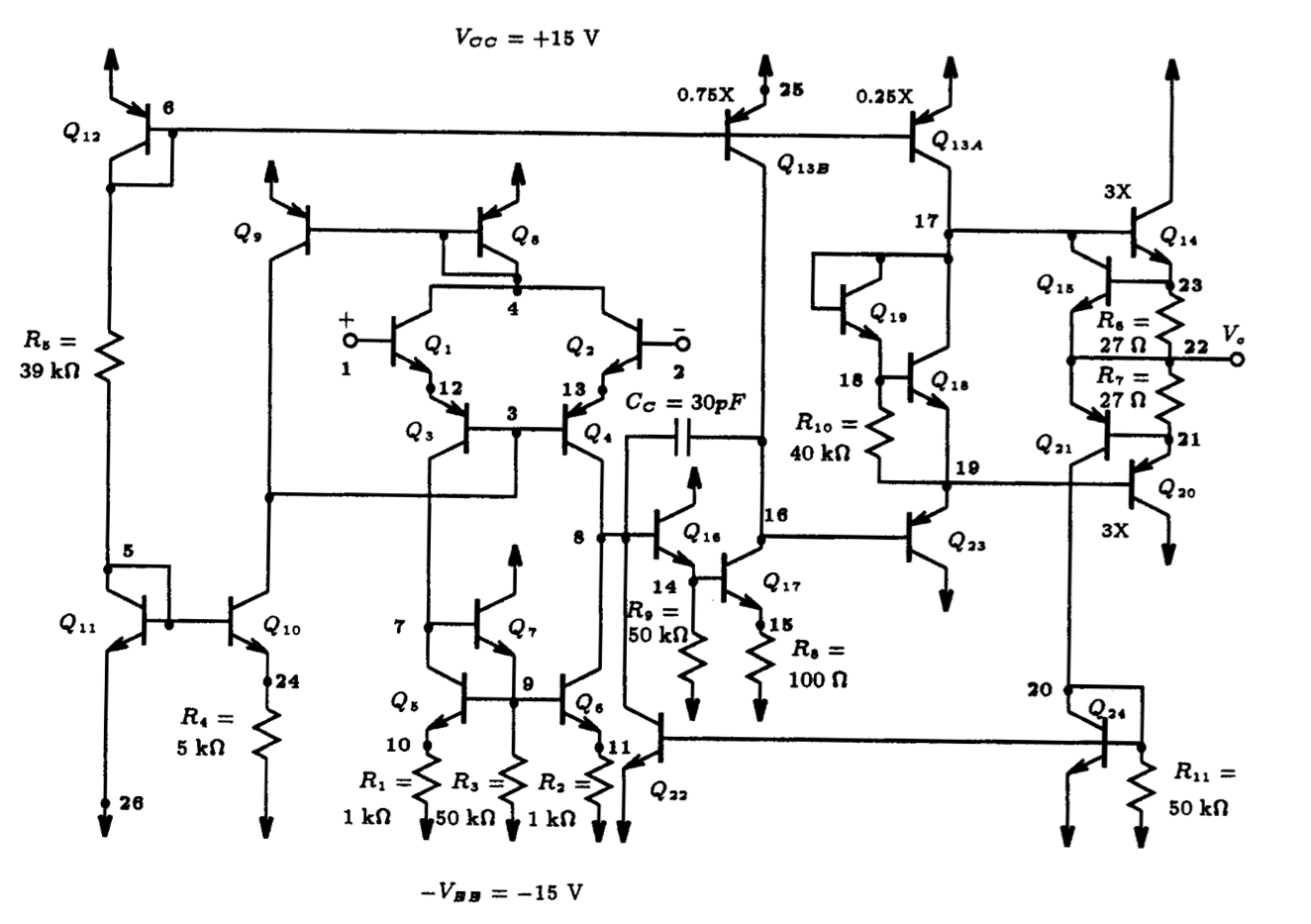 Op Amp Ic 741 Circuit Diagram